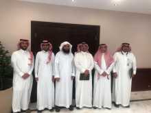 وفد جامعة الباحة في زيارة لأمانة أوقاف جامعة الأمير سطام